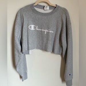 Champion reverse weave cropped sweatshirt